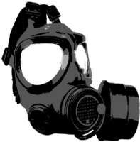 technic & gas mask free transparent png image.