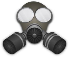 technic & Gas mask free transparent png image.