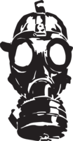 technic & Gas mask free transparent png image.