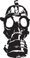 technic & gas mask free transparent png image.