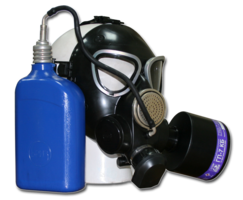 technic & gas mask free transparent png image.