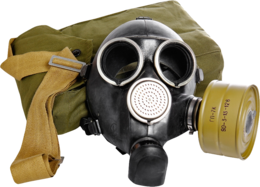 technic & gas mask free transparent png image.