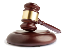 objects & Gavel free transparent png image.