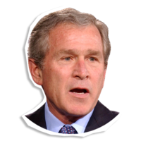 celebrities & george bush free transparent png image.