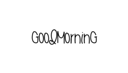 words phrases & Good morning free transparent png image.