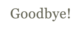 words phrases & Goodbye free transparent png image.