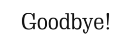 words phrases & Goodbye free transparent png image.