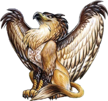 fantasy & Griffin free transparent png image.