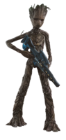 fantasy & Groot free transparent png image.