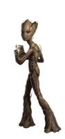 fantasy & Groot free transparent png image.