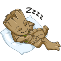fantasy & Groot free transparent png image.