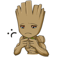 fantasy & Groot free transparent png image.