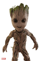 fantasy & Groot free transparent png image.