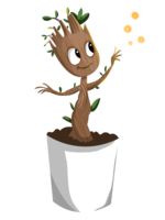 fantasy & Groot free transparent png image.