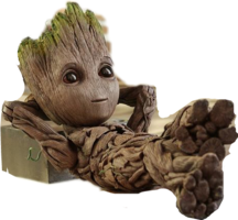 fantasy & groot free transparent png image.