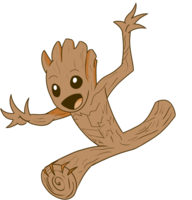 fantasy & groot free transparent png image.