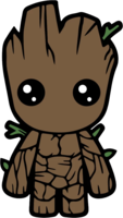 fantasy & Groot free transparent png image.