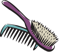 objects & Hairbrush free transparent png image.