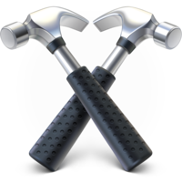 technic & Hammer free transparent png image.