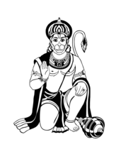 fantasy & hanuman free transparent png image.