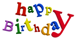 words phrases & happy birthday free transparent png image.