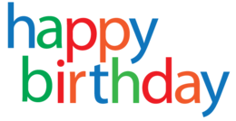 words phrases & happy birthday free transparent png image.