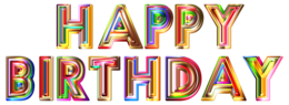 words phrases & happy birthday free transparent png image.