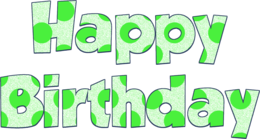 words phrases & happy birthday free transparent png image.