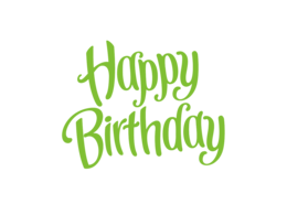 words phrases & happy birthday free transparent png image.