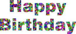 words phrases & happy birthday free transparent png image.