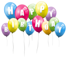 words phrases & happy birthday free transparent png image.