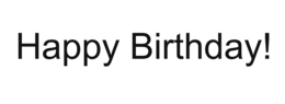 words phrases & Happy Birthday free transparent png image.