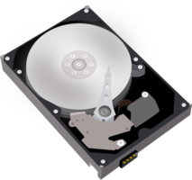 electronics & Hard disc free transparent png image.