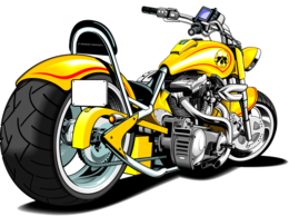 cars & Harley Davidson free transparent png image.