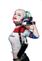 heroes & Harley Quinn free transparent png image.