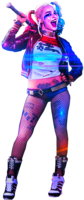 heroes & Harley Quinn free transparent png image.