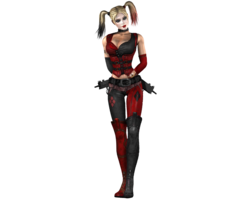 heroes & Harley Quinn free transparent png image.