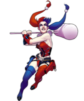 heroes & Harley Quinn free transparent png image.