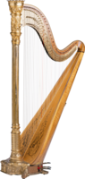 objects & Harp free transparent png image.