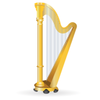 objects & harp free transparent png image.