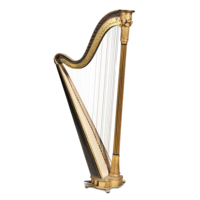 objects & Harp free transparent png image.