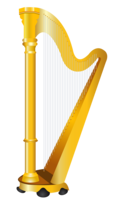 objects & harp free transparent png image.