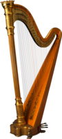 objects & harp free transparent png image.