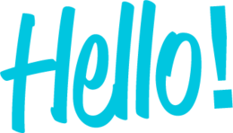words phrases & Hello free transparent png image.