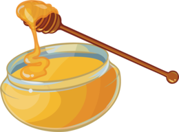 food & Honey free transparent png image.