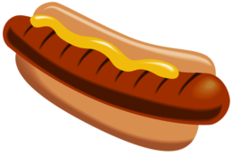 food & hot dog free transparent png image.