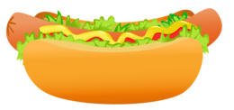 food & Hot dog free transparent png image.