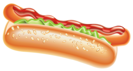 food & Hot dog free transparent png image.