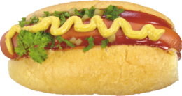 food & Hot dog free transparent png image.