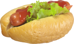 food & Hot dog free transparent png image.